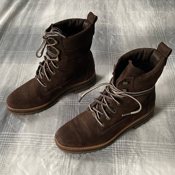 Timberland Women's Dark Brown Lace-Up Boots - Picture 4 of 10